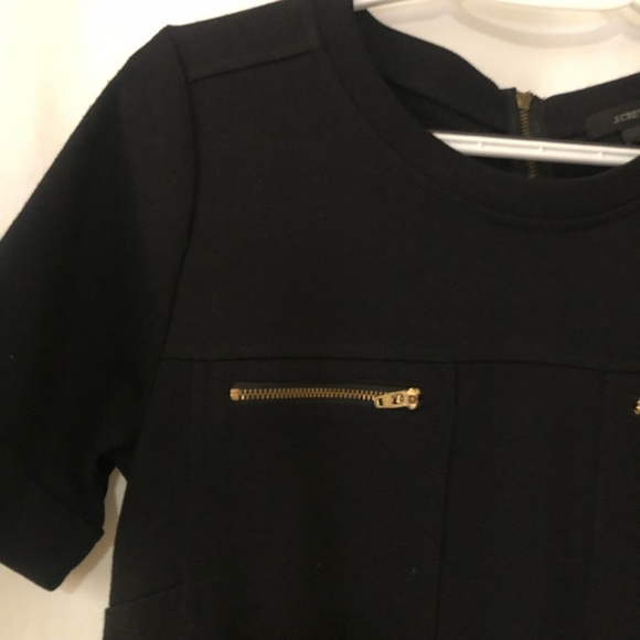 J. CREW Wool Blend Black Sheath Dress Size 4 - Picture 11 of 12